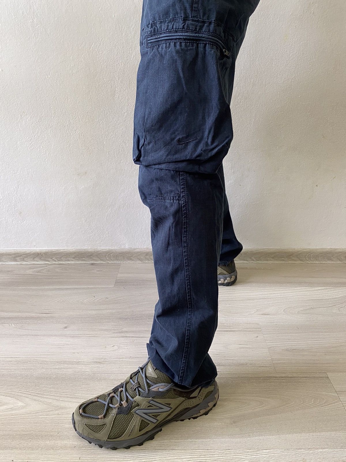 Nike × Vintage Vintage Nike ACG Cargo Pants Nylon Drill Faded Avantgarde Size US 32 / EU 48 - 5 Thumbnail