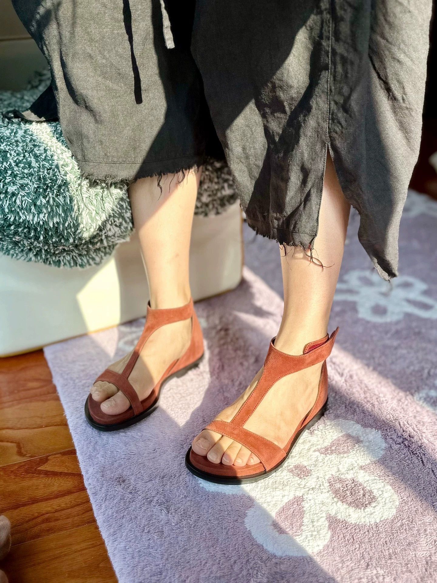 Ann Demeulemeester Ann Demeulemeester 35 Flat Sandals 98 New Leather Sole Size US 4.5 / IT 34.5 - 1 Thumbnail