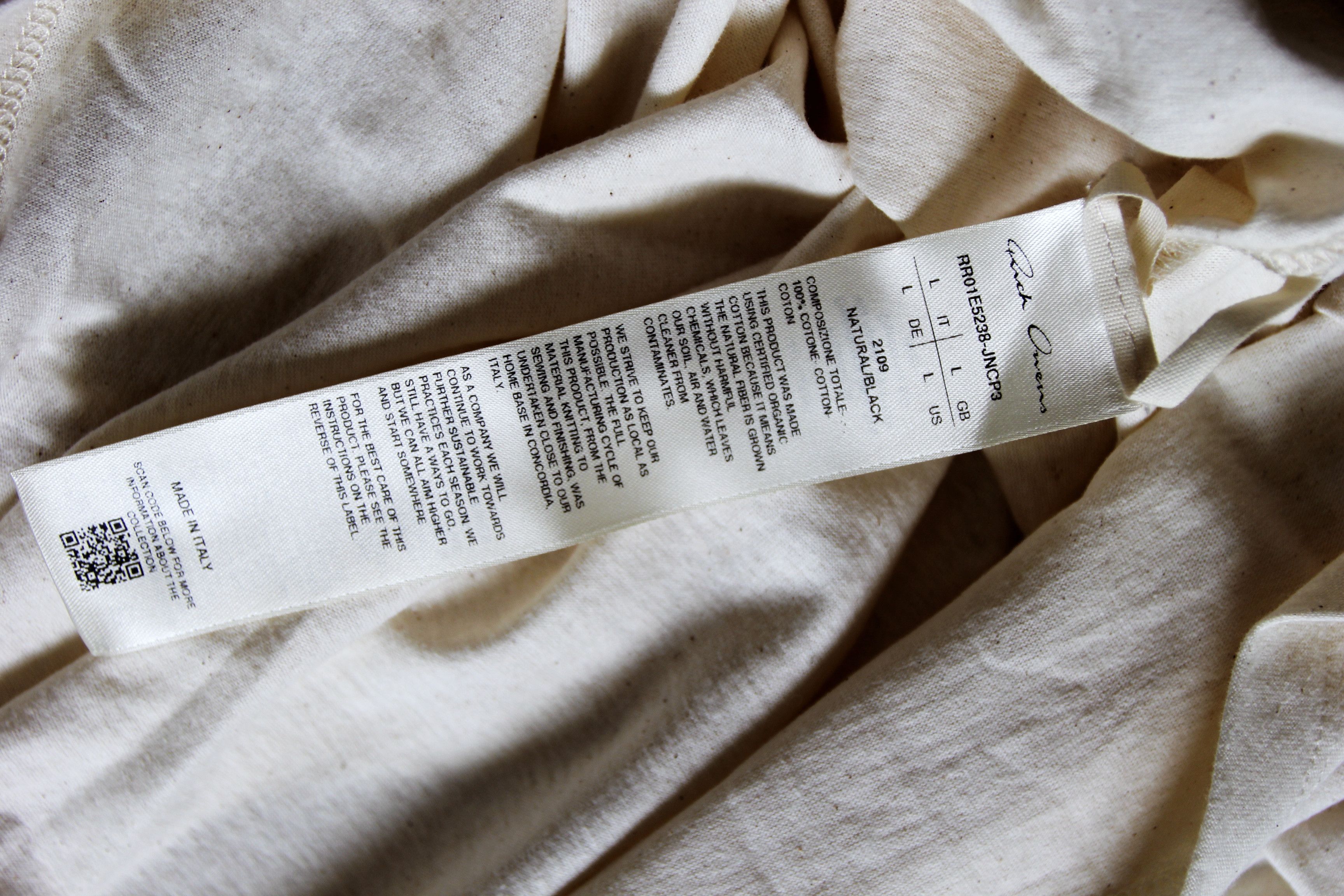 Rick Owens BNWT SS25 RICK OWENS "HOLLYWOOD" RUNWAY JUMBO SS T TSHIRT L Size US L / EU 52-54 / 3 - 10 Thumbnail