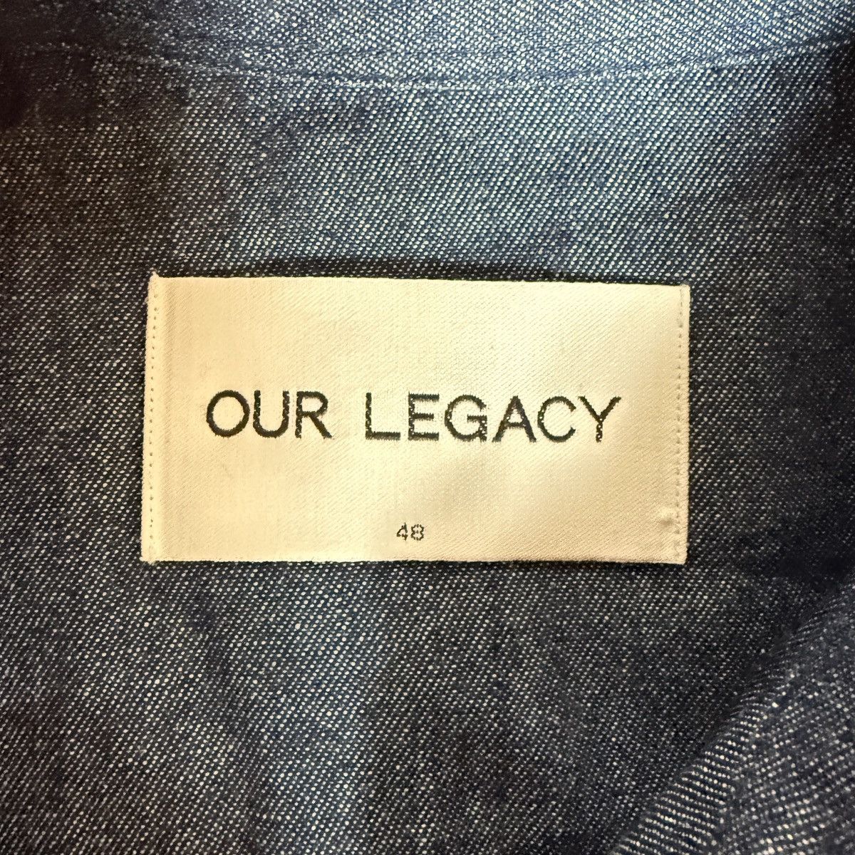 Our Legacy SS15 Our Legacy Shirting Denim Zip Mother of Pearl Medium Size US M / EU 48-50 / 2 - 3 Thumbnail