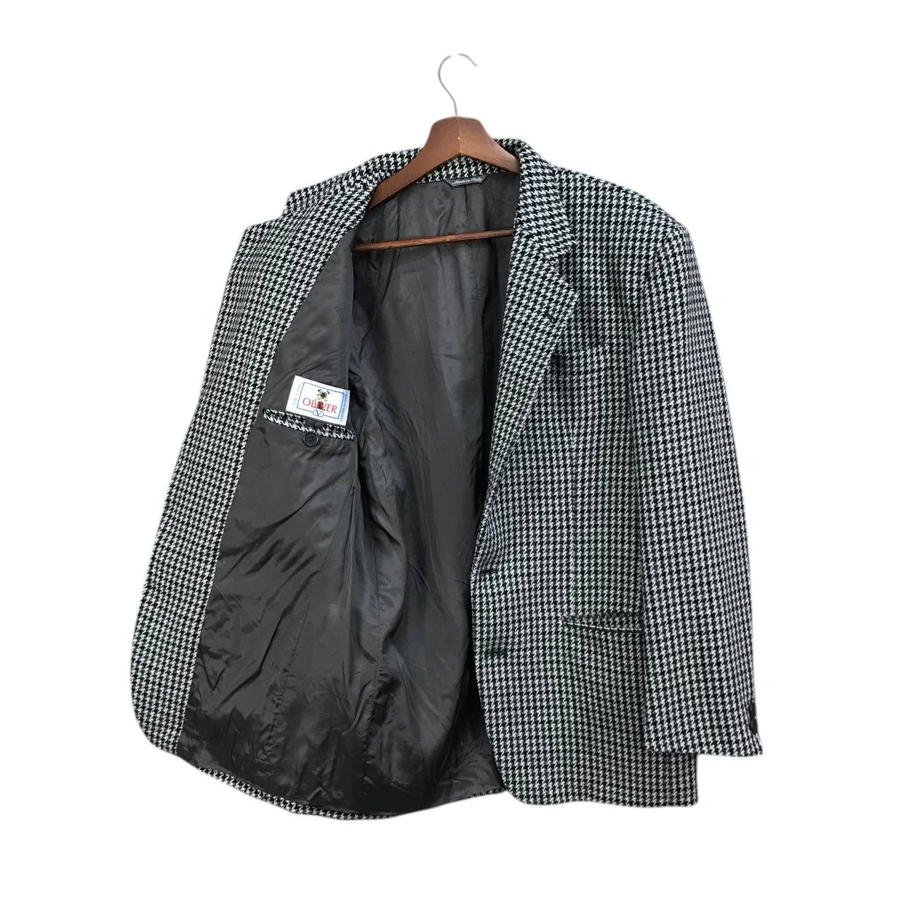 Valentino VINTAGE-OLIVER by VALENTINO HOUDSTOOTH BLAZER Size 48R - 1 Thumbnail