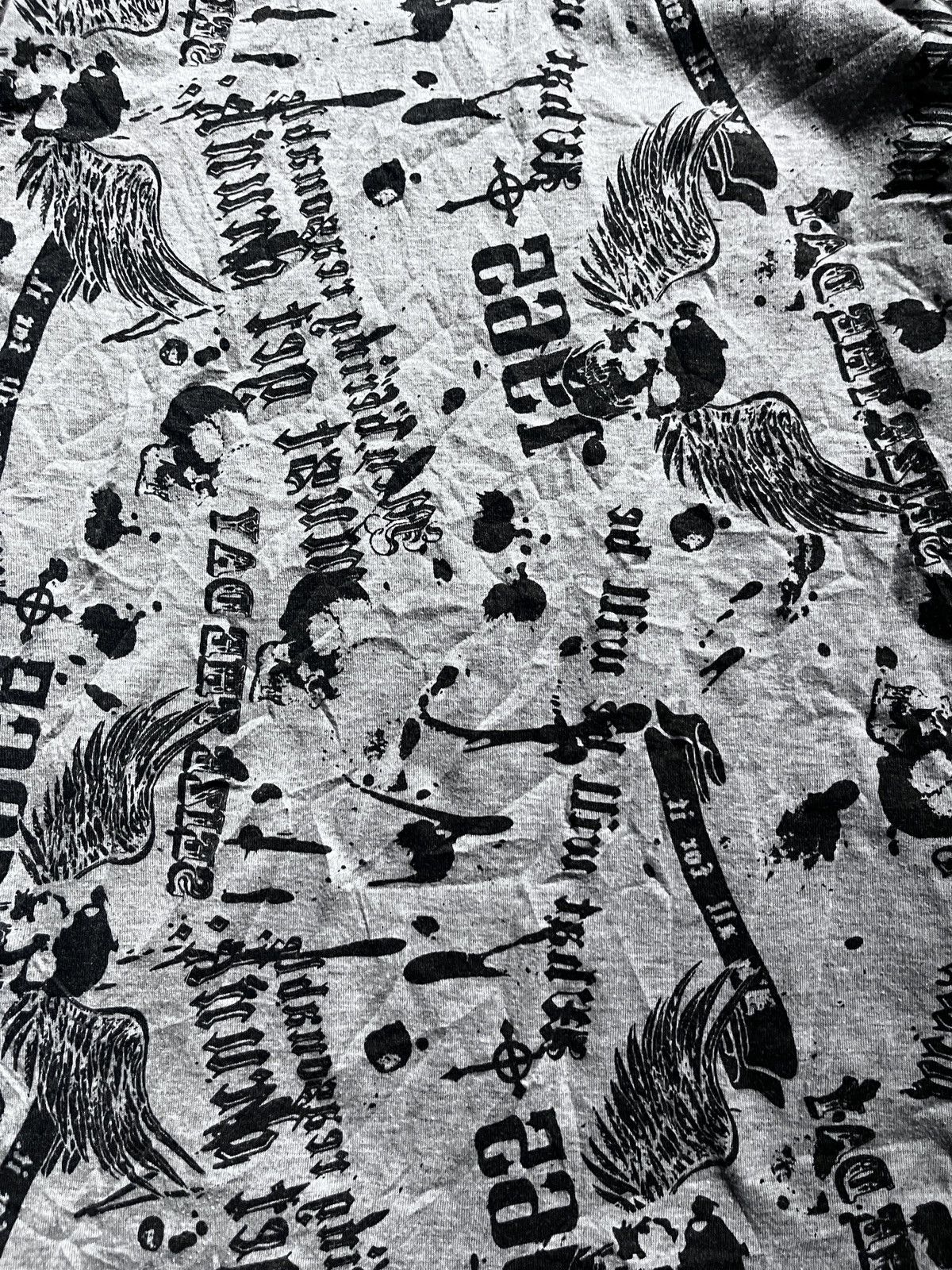 Japanese Brand Lazy Daisy Skulls poem Size US M / EU 48-50 / 2 - 5 Thumbnail