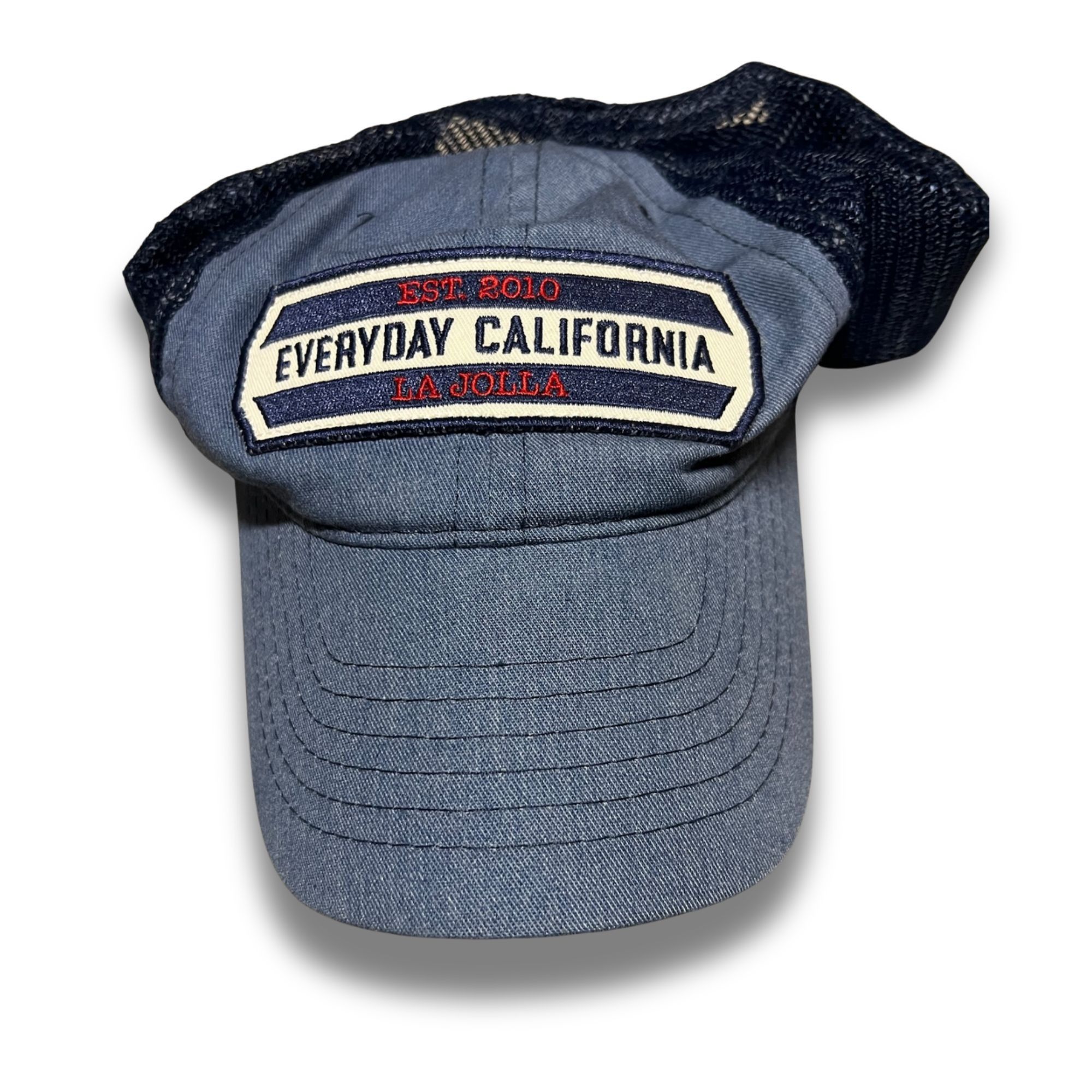 Other Everyday California Trucker Hat Navy Blue Mesh Adjustable Sn Size ONE SIZE - 2 Thumbnail