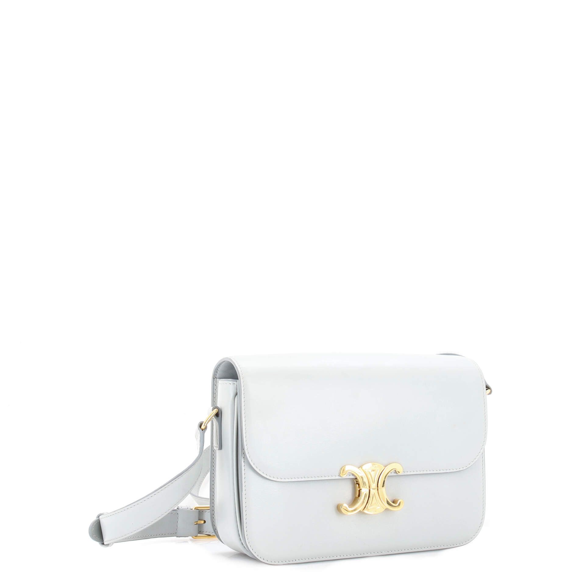 Celine Triomphe Shoulder Bag Smooth Calfskin Medium Size ONE SIZE - 1 Thumbnail