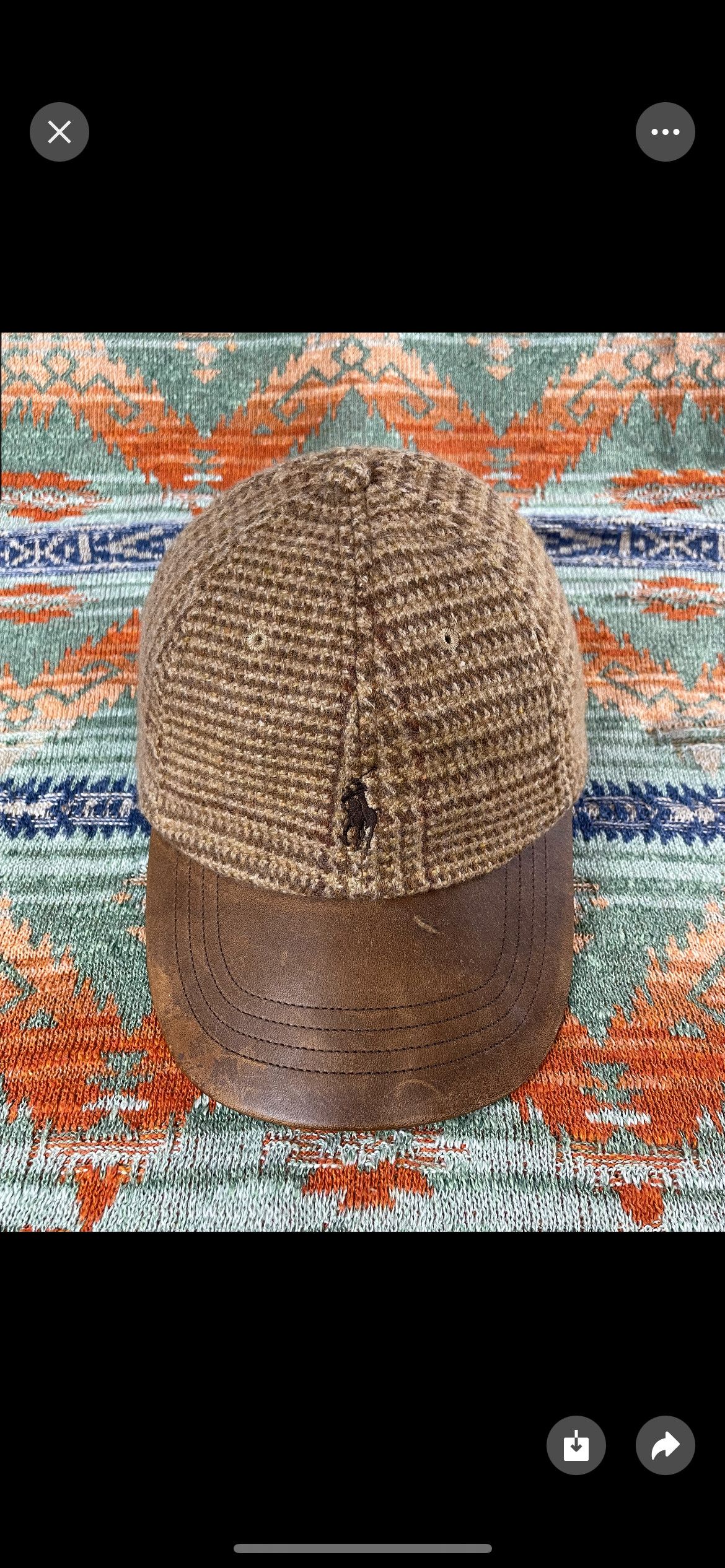 Polo Ralph Lauren Ralph Lauren Wool Leather Classic Baseball Hat Cap Size ONE SIZE - 1 Thumbnail