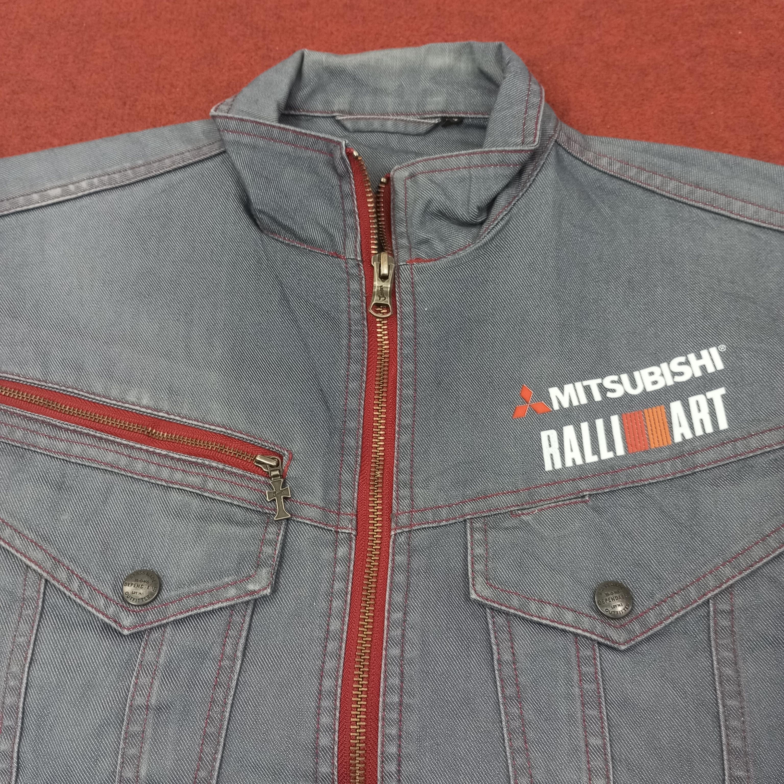 Vintage Mitsubishi Ralli Art Motorsports Custom Art Jacket c245n4 Size US M / EU 48-50 / 2 - 4 Thumbnail
