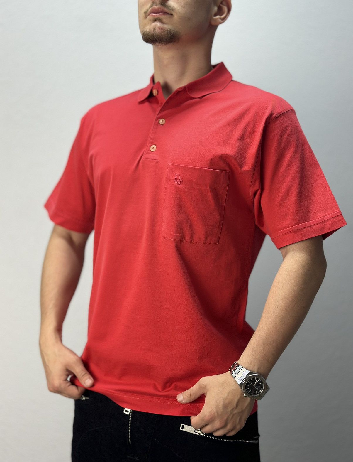 Christian Dior Monsieur Vintage Christian Dior Monsieur Polo Luxury T-shirt Jacket Size US L / EU 52-54 / 3 - 6 Thumbnail
