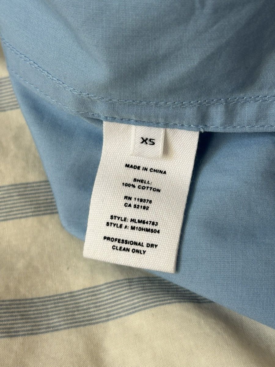 Helmut Lang Helmut Lang Men's Blue Flap Pocket Shirt Size US XS / EU 42 / 0 - 7 Thumbnail