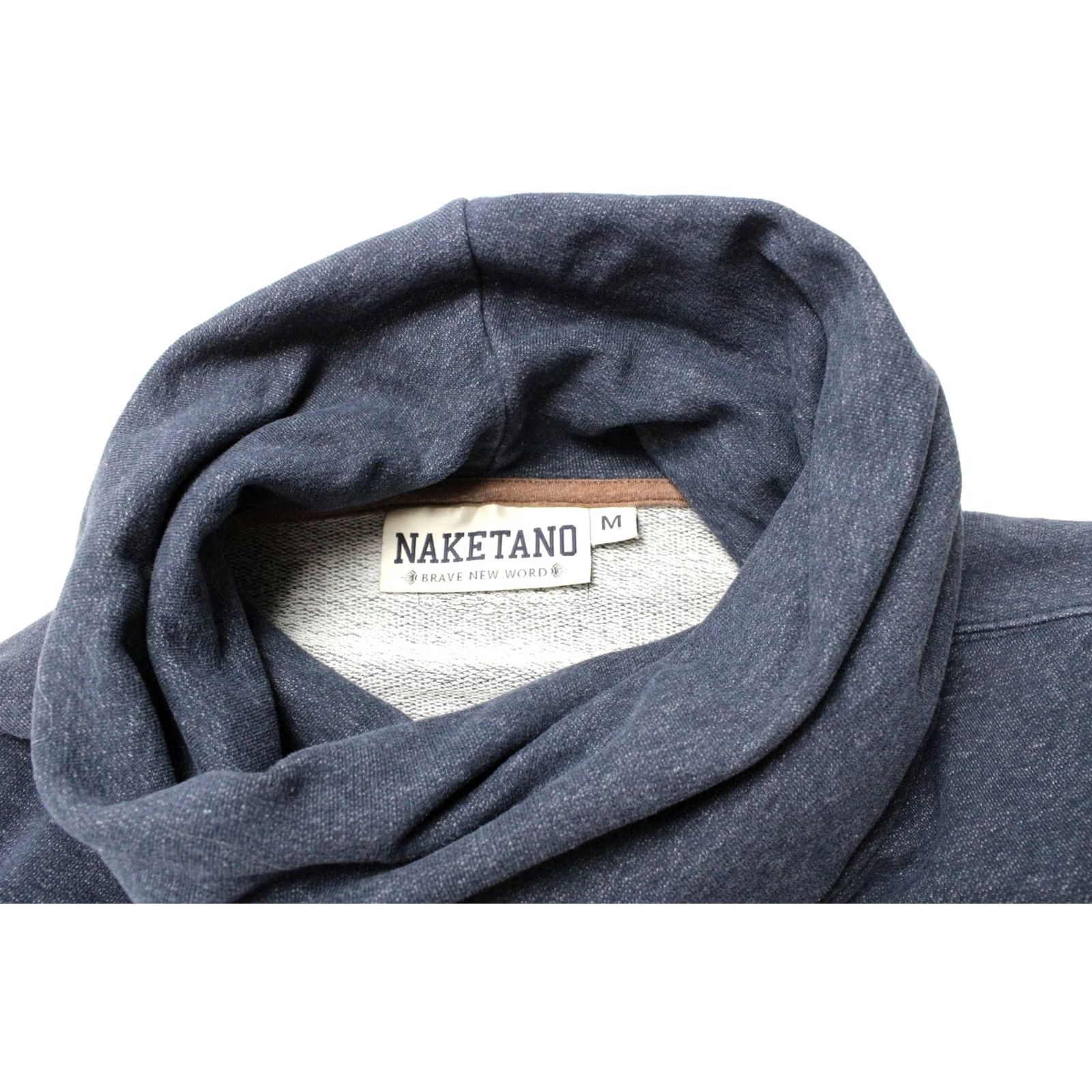 Logo 7 Naketano Hoodie Women's MEDIUM Pullover Logo Melange Blue Size M / US 6-8 / IT 42-44 - 5 Thumbnail