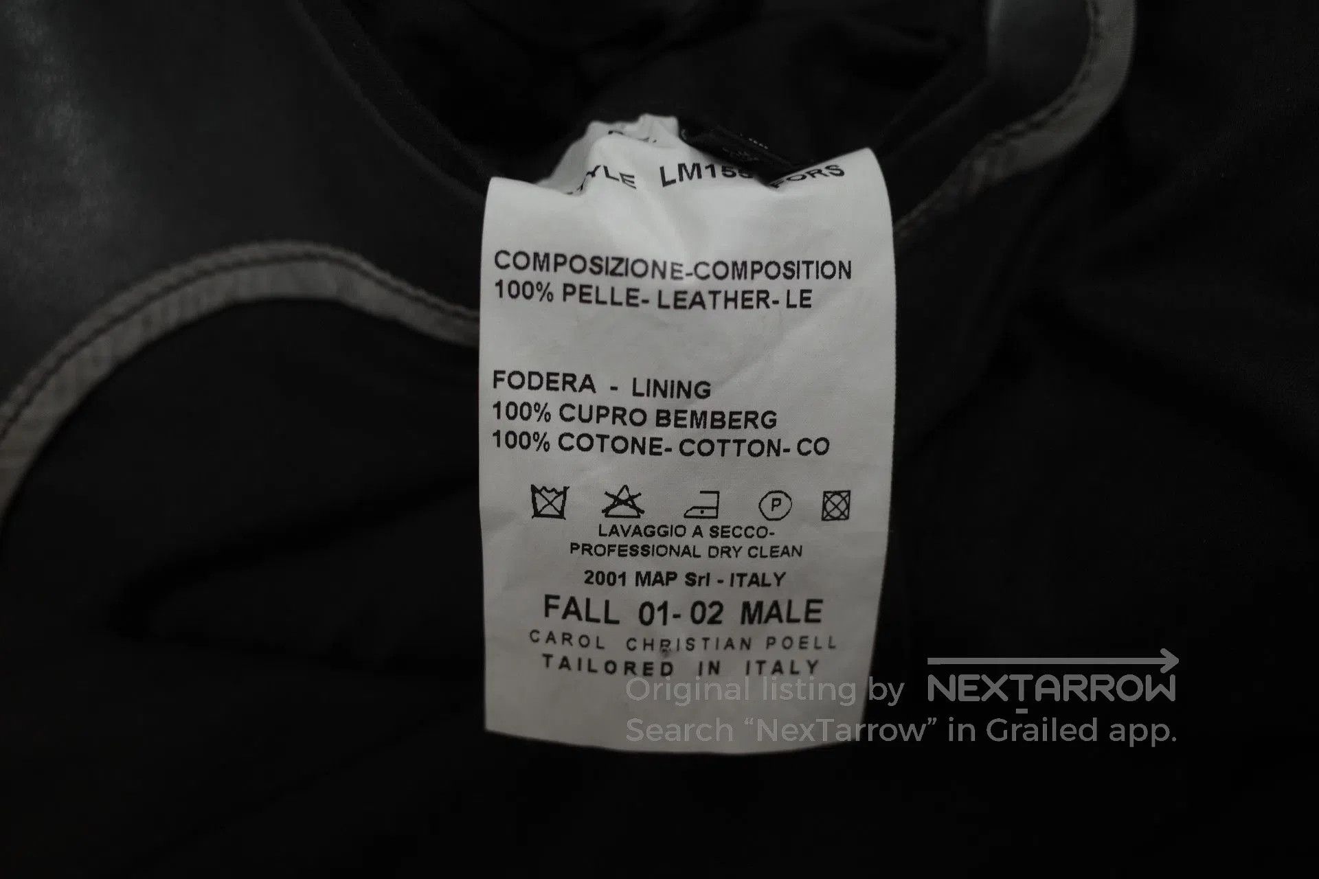 Carol Christian Poell Carol Christian Poell Archive Leather Coat. Size US M / EU 48-50 / 2 - 9 Thumbnail