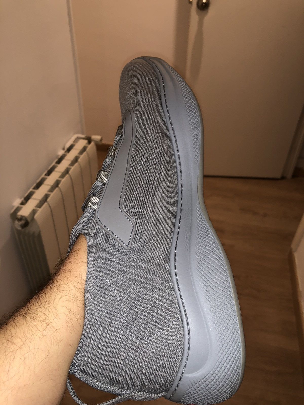 Prada Grey Prada Sneakers for Luna Rossa Size US 9 / EU 42 - 10 Thumbnail