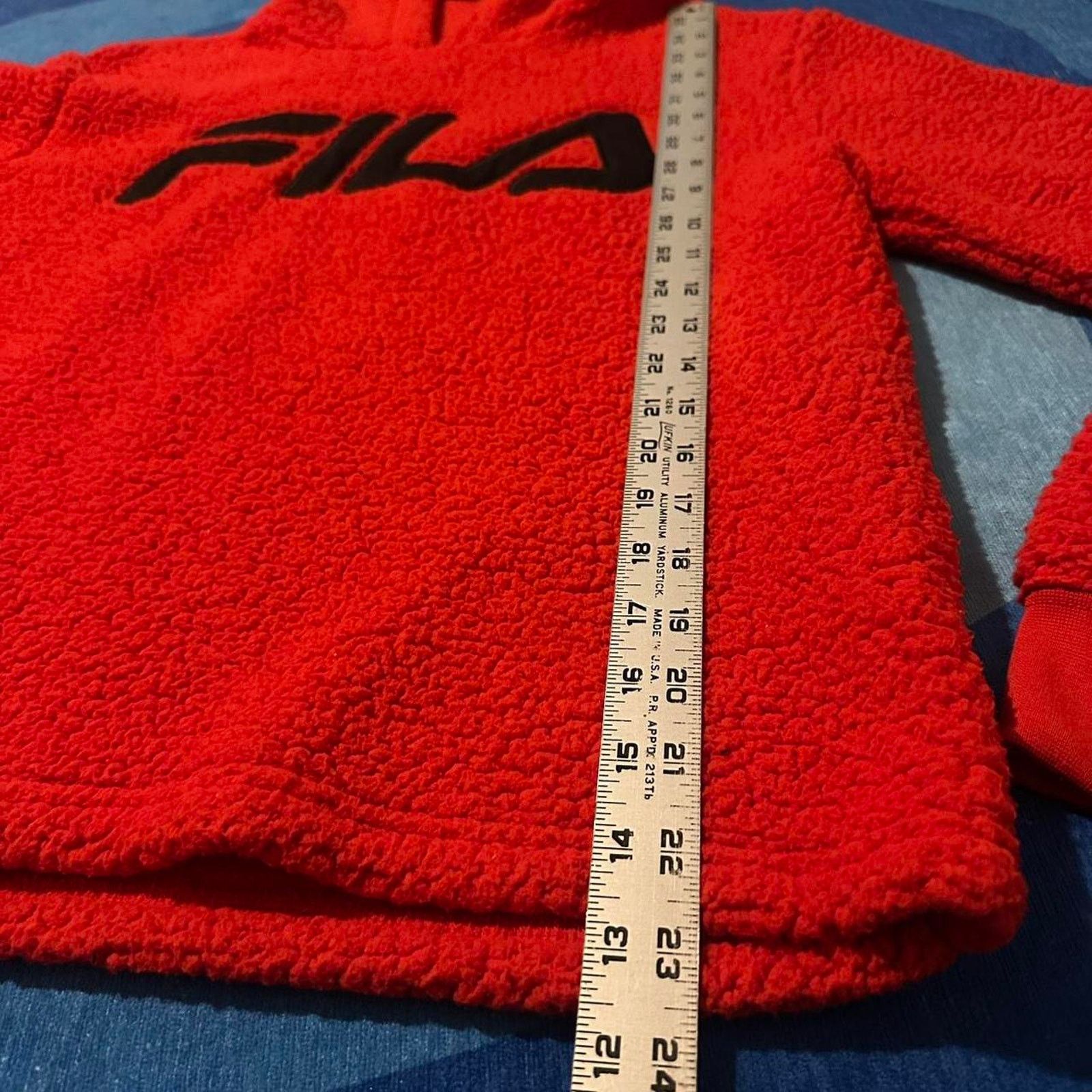 Fila Vintage fila sherpa hoodie Size M / US 6-8 / IT 42-44 - 2 Thumbnail