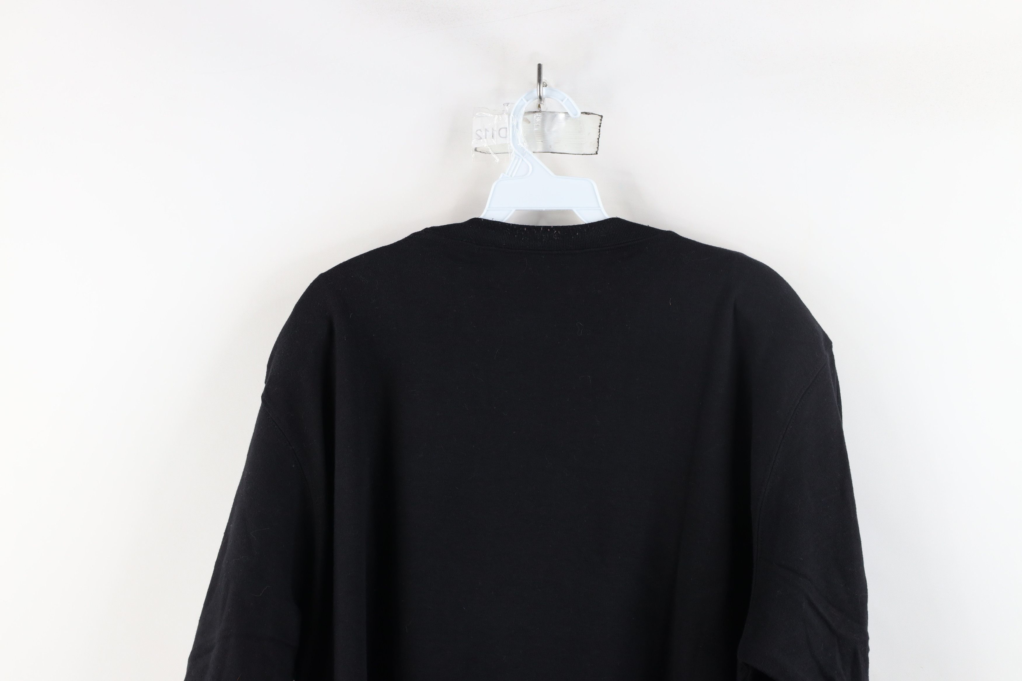 Vintage Vintage 90s Streetwear Cotton Short Sleeve T-Shirt Black Size 3XL / US 20-22 - 9 Thumbnail