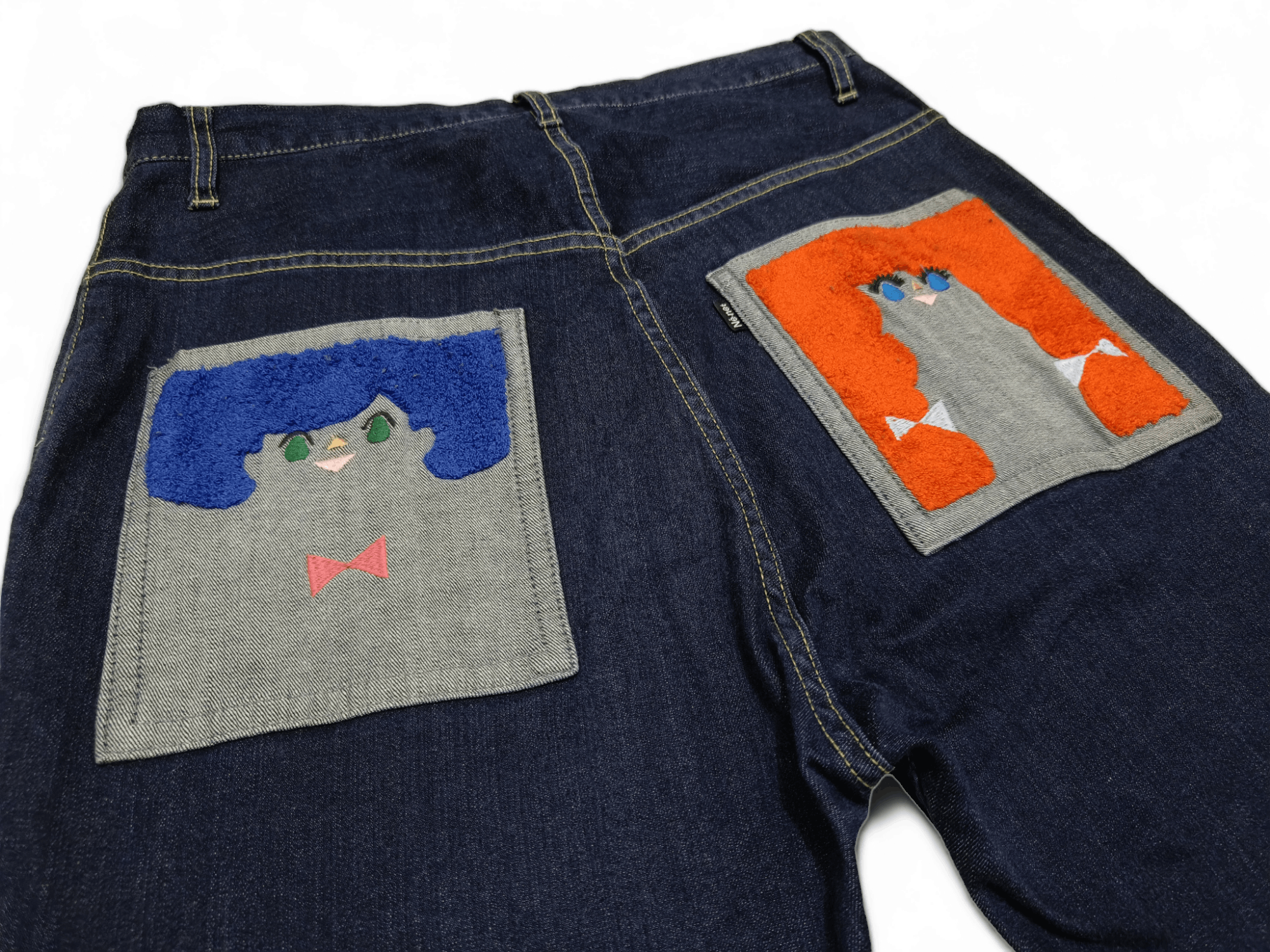 Issey Miyake Vintage Y2K Ne-net by Issey Miyake Avant-Garde Denim Jeans Size US 32 / EU 48 - 3 Thumbnail