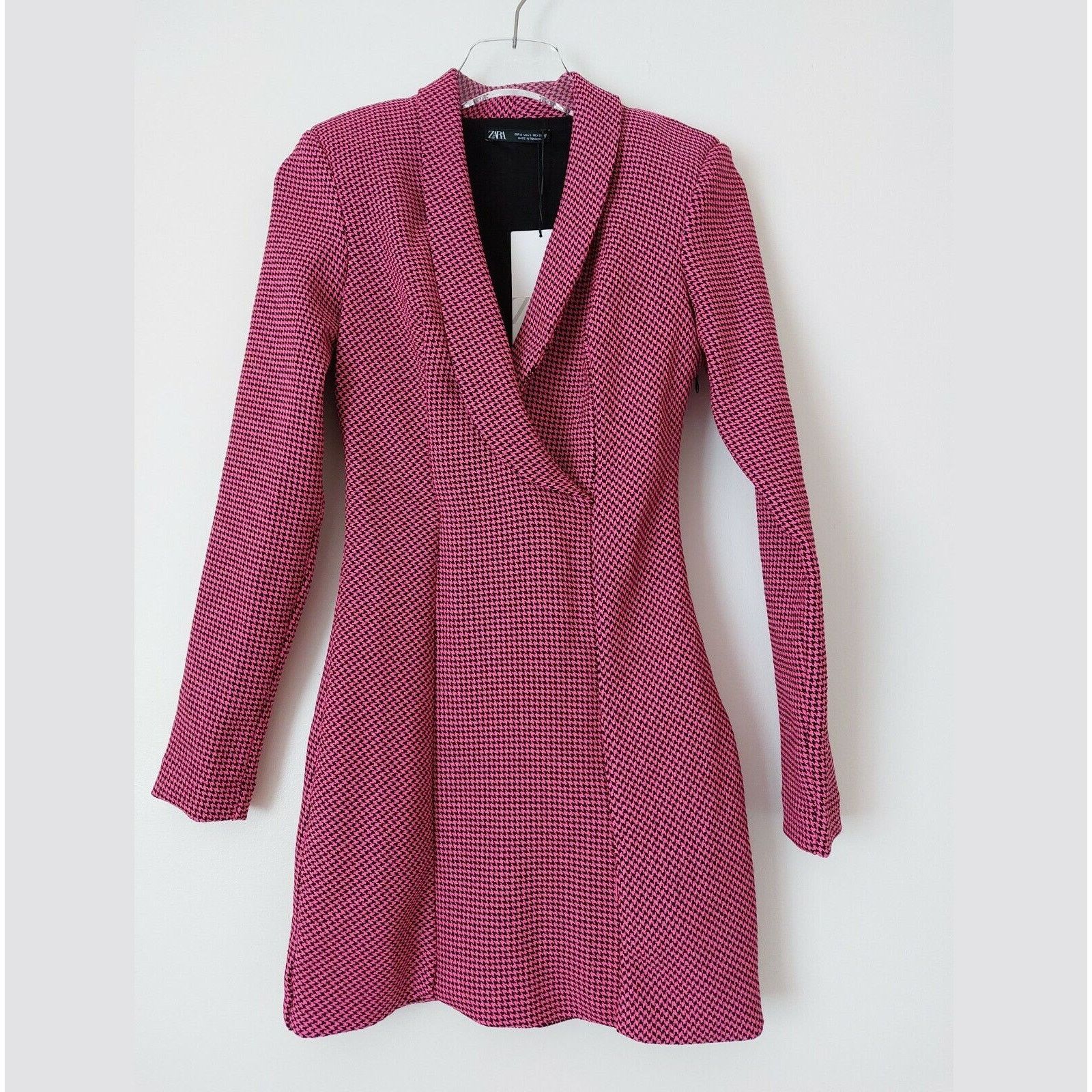 Zara ZARA Printed Blazer Dress NWT Pink Blogger Favorite Size M Size M / US 6-8 / IT 42-44 - 22 Thumbnail