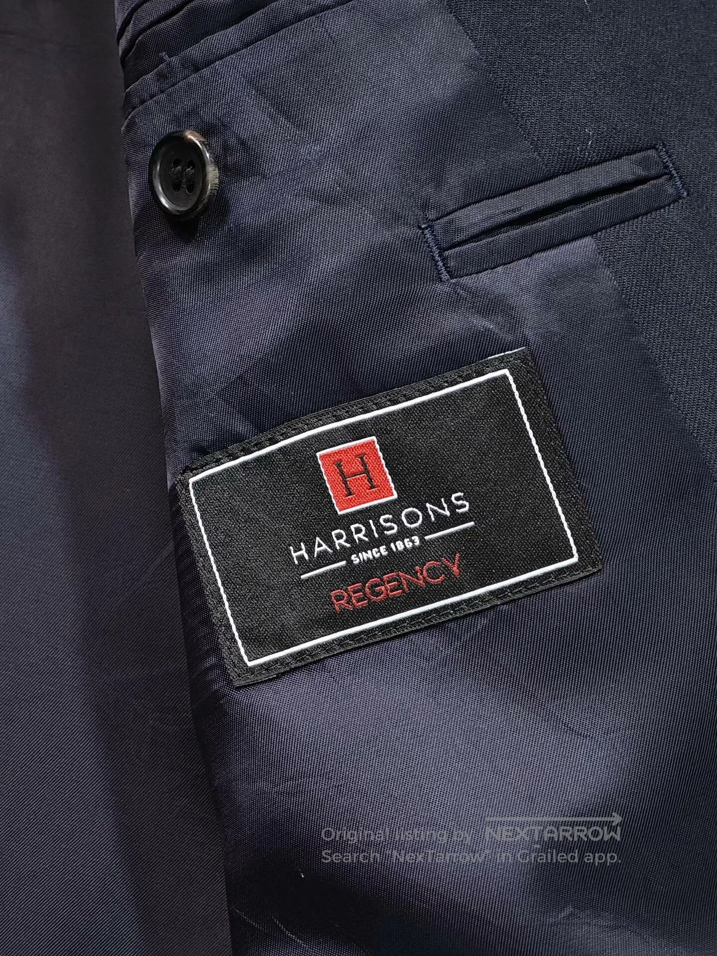 Harrington Custom Harrisons Wool Suit Jacket. Size US XXL / EU 58 / 5 - 5 Thumbnail