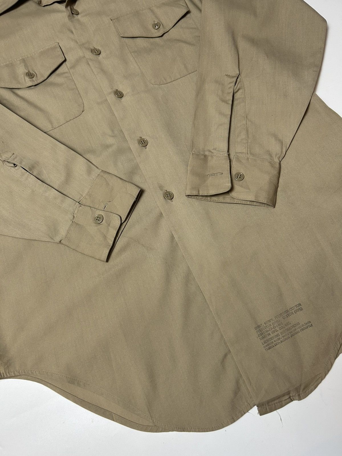 Alpha Industries ARMY LONG SLEEVE SHIRT FOR MENS Size US S / EU 44-46 / 1 - 3 Thumbnail