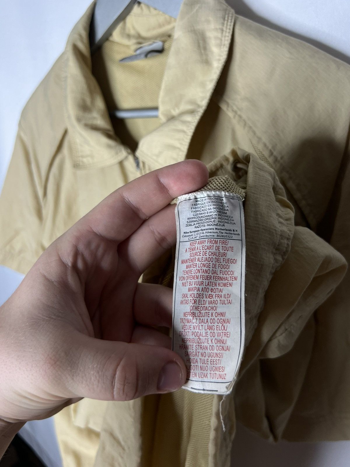 Nike 🔥 Vintage Nike Nylon 1/3 Zip Jacket Vest Y2K Rare Hype 🔥 Size US XL / EU 56 / 4 - 14 Thumbnail