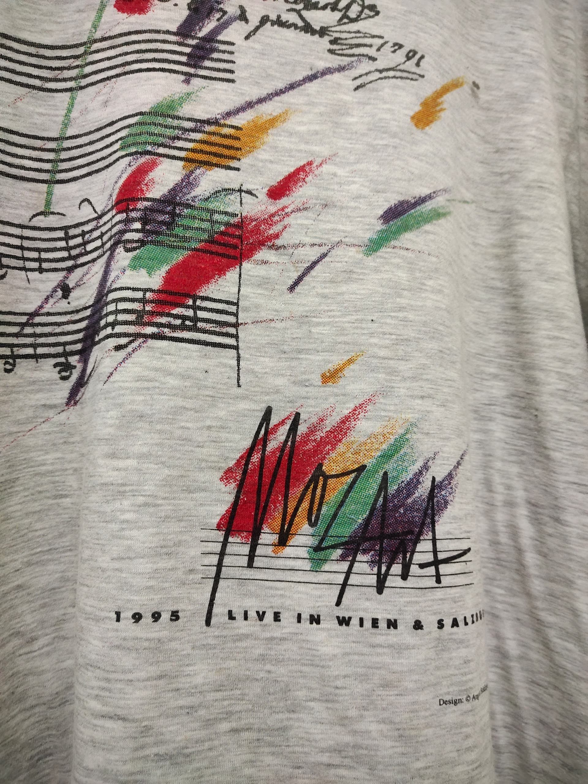 Band Tees Vintage 1995 Mozart live in Wien & Salzburg promo t shirt Size US L / EU 52-54 / 3 - 2 Thumbnail