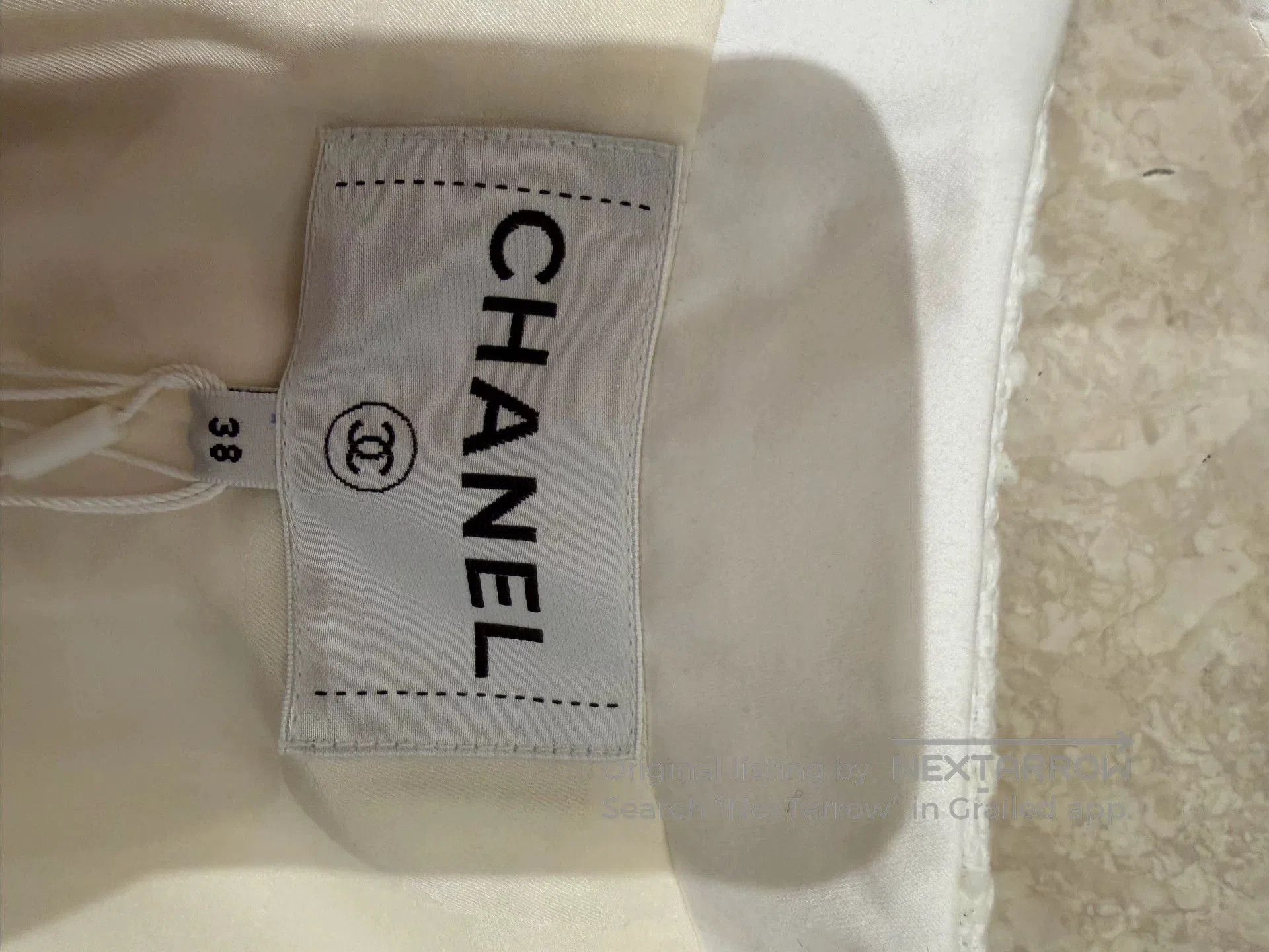 Chanel Chanel 22C Embellished White Jacket. Size US XS / EU 42 / 0 - 3 Thumbnail