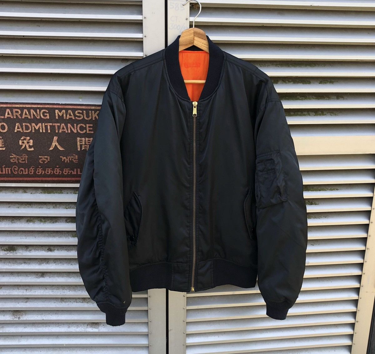 Vintage Vintage Air Force Intermedjate Ma-1 Bomber Jacket Size US L / EU 52-54 / 3 - 2 Thumbnail