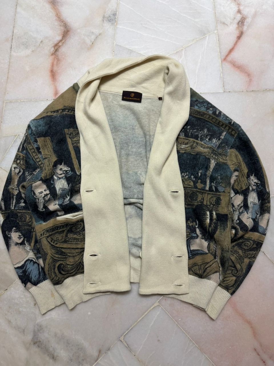 Vintage 💥OVP 80s-90s💥Nazareno Gabrielli Overprint Classic Art 90s Size US L / EU 52-54 / 3 - 9 Thumbnail