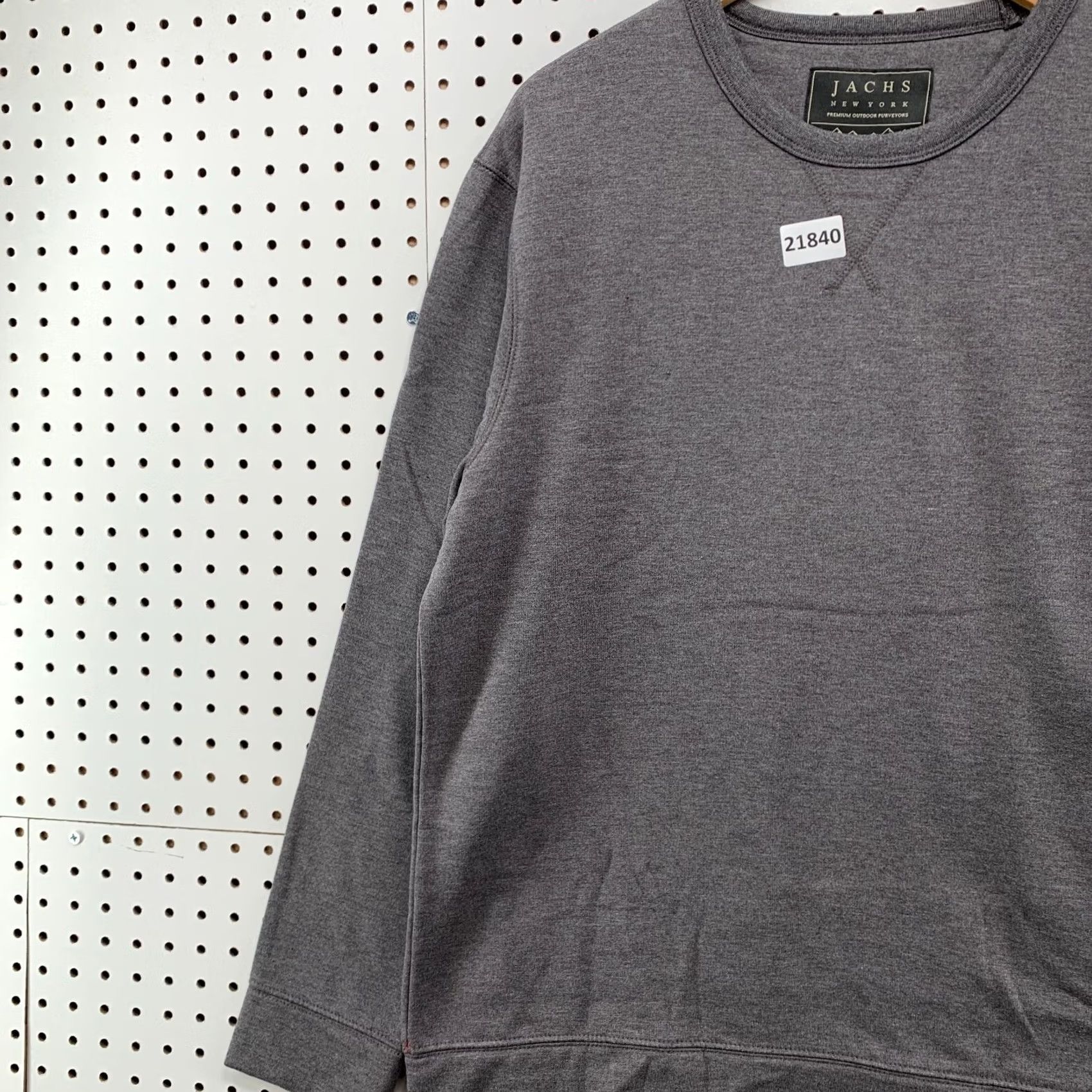 Vintage Jachs New York Crewneck Sweatshirt Gray Adult Mens Large Pullover Size US L / EU 52-54 / 3 - 3 Thumbnail