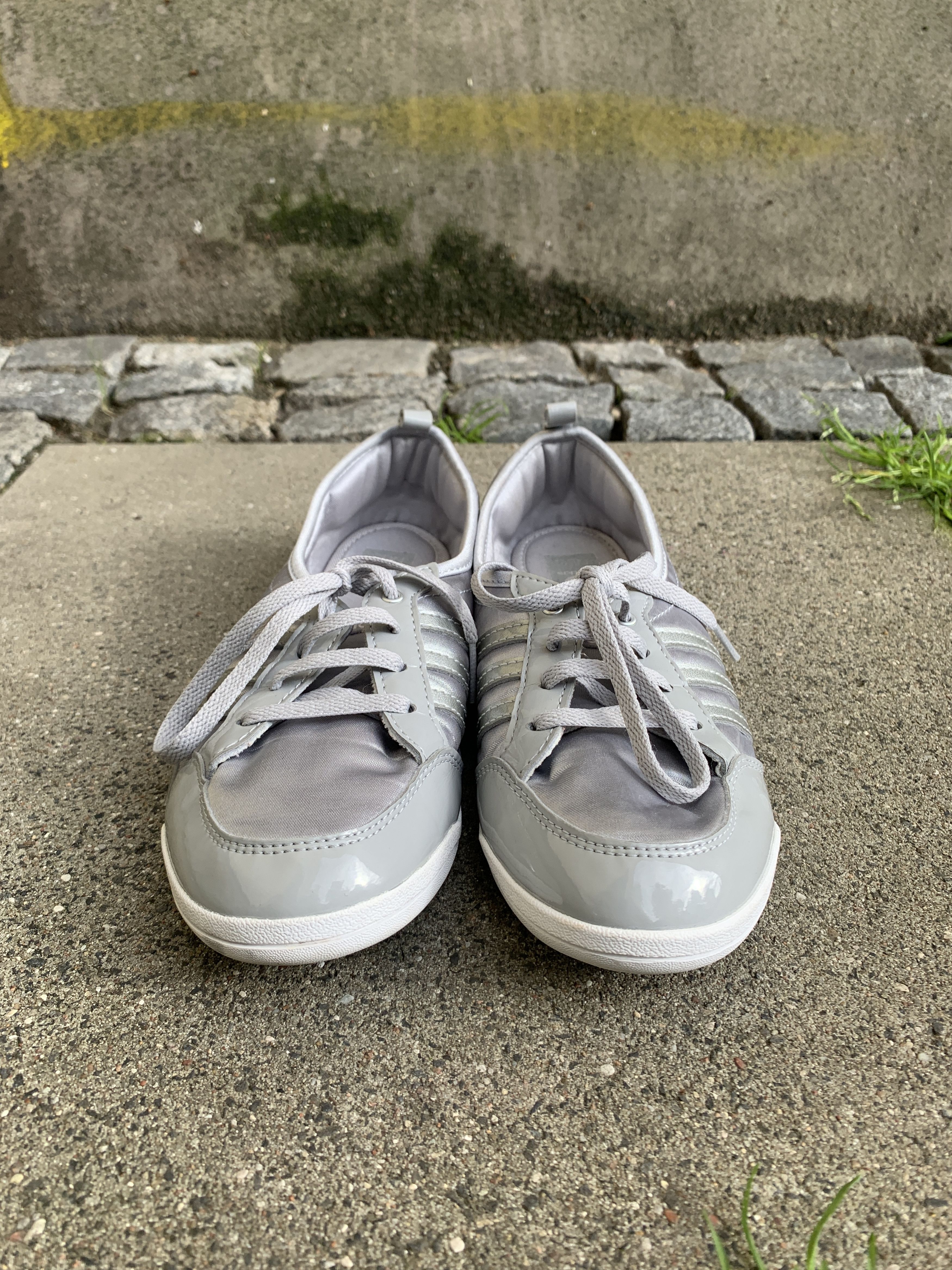 Adidas × Vintage Adidas Neo silver ballerina shoes - 7 1/2 Size US 7.5 / IT 37.5 - 6 Thumbnail