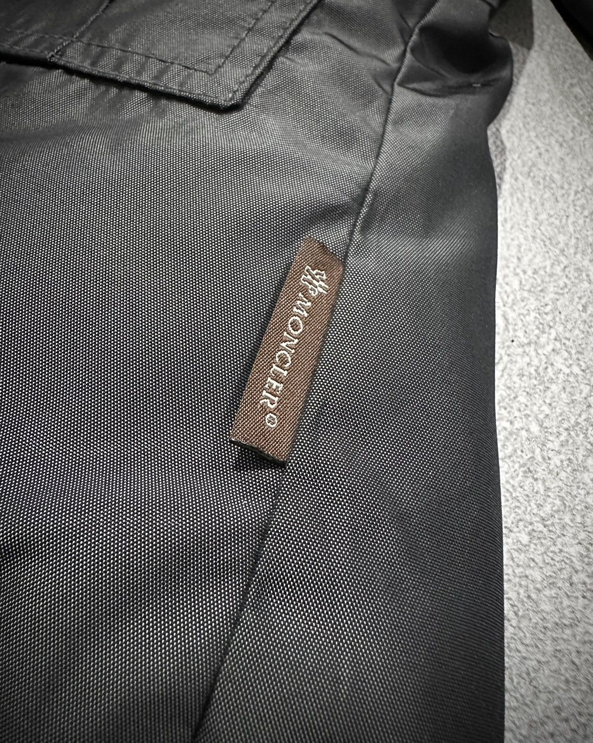 Moncler Moncler Biker Down Jacket Dark Gray Size S / US 4 / IT 40 - 13 Thumbnail