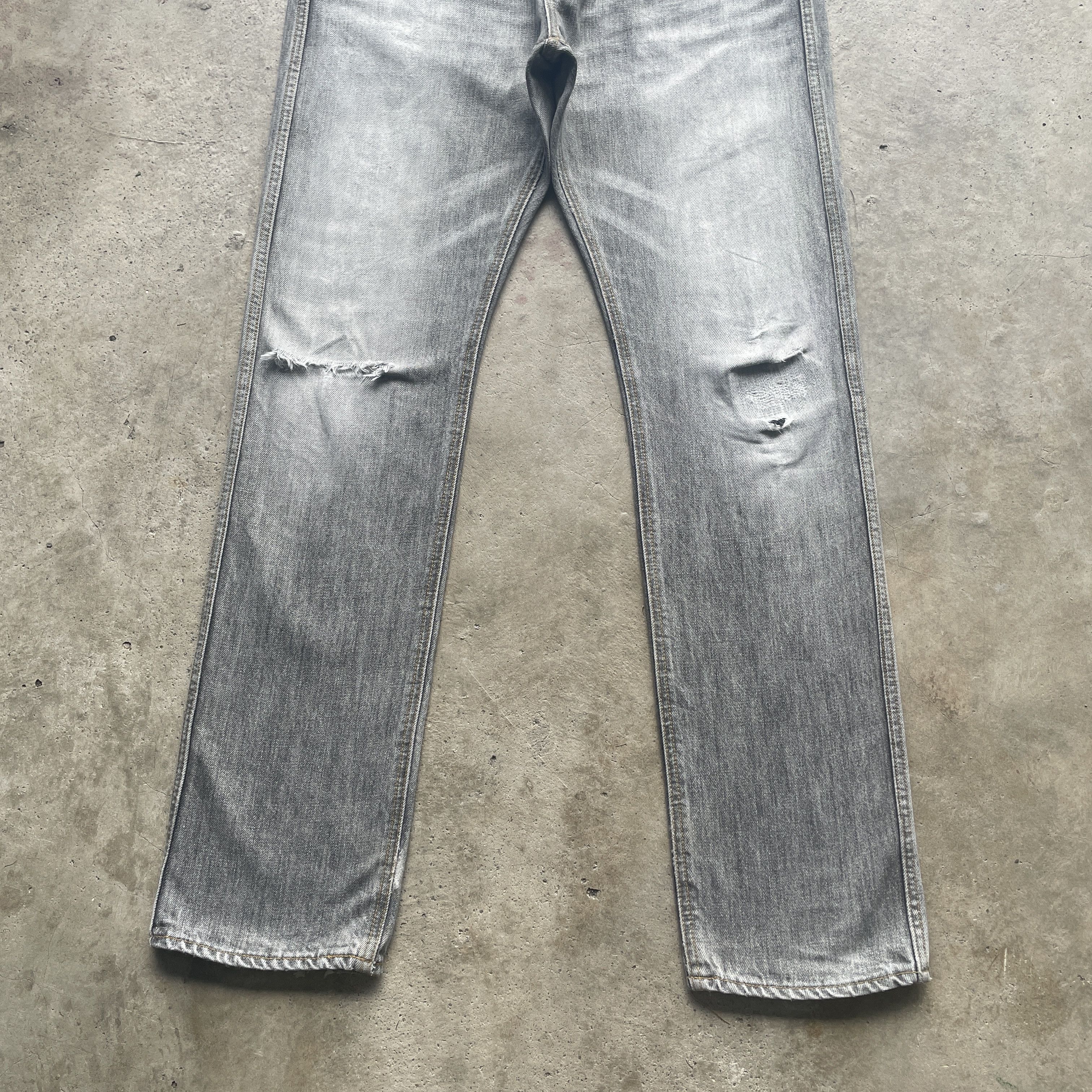 Japanese Brand VINTAGE JAPANESE BLACK FADED DISTRESSED PANTS JEANS W33 Size US 33 - 4 Thumbnail