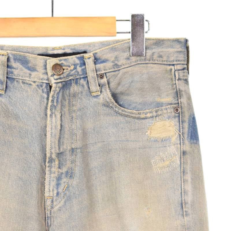 Undercover SS05 But Beautiful Patchwork Crash Denim Size US 29 - 5 Thumbnail