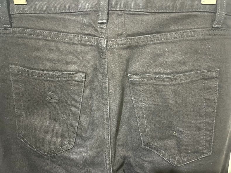 Saint Laurent Paris saint Laurent paris16SS Genuine Knife Cut Big Damage Black Size US 29 - 5 Thumbnail