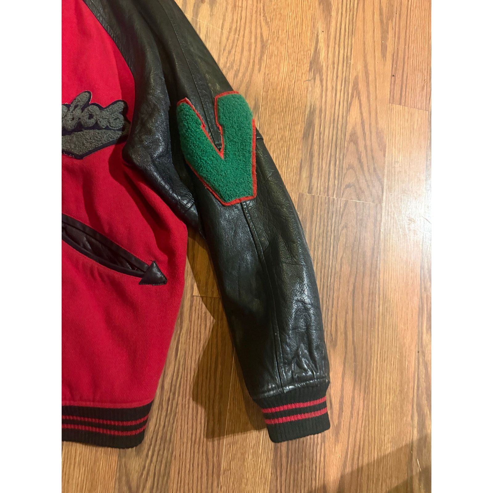Reebok Vintage 80s–90s Reebok Varsity Jacket | Wool & Leather Size US M / EU 48-50 / 2 - 5 Thumbnail