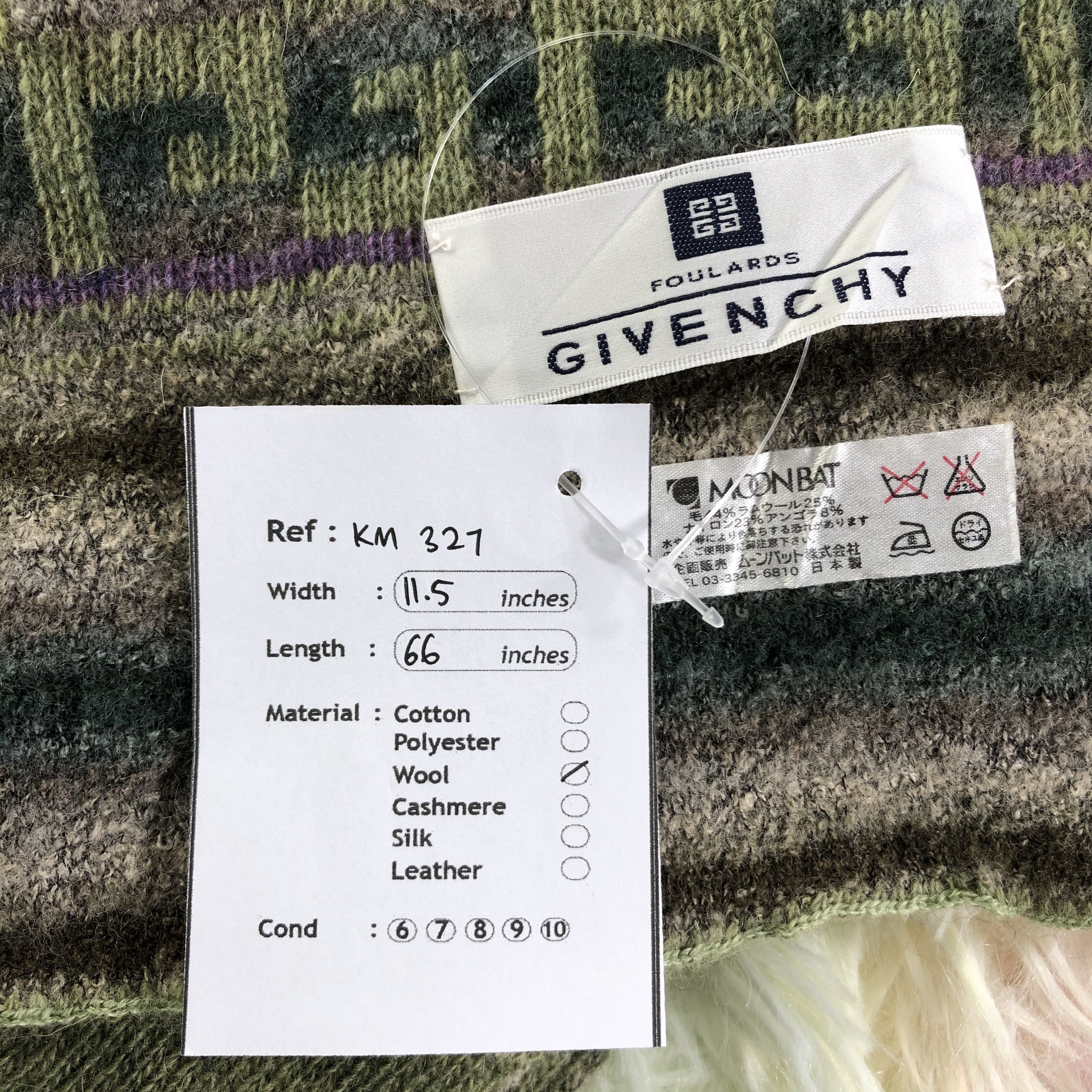 Vintage Givenchy Scarf / Muffler / Neckwear - KM327 Size ONE SIZE - 5 Thumbnail