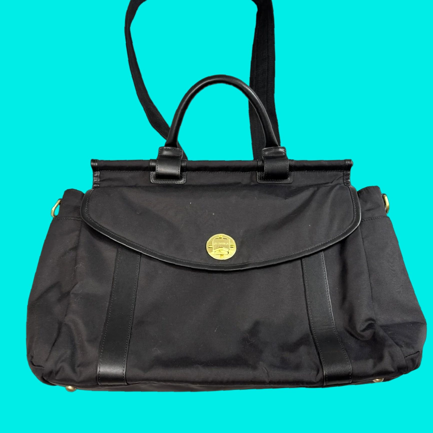 JEMMA Convertible Backpack Tote Bag Women Black Nylon Purse  display picture 1
