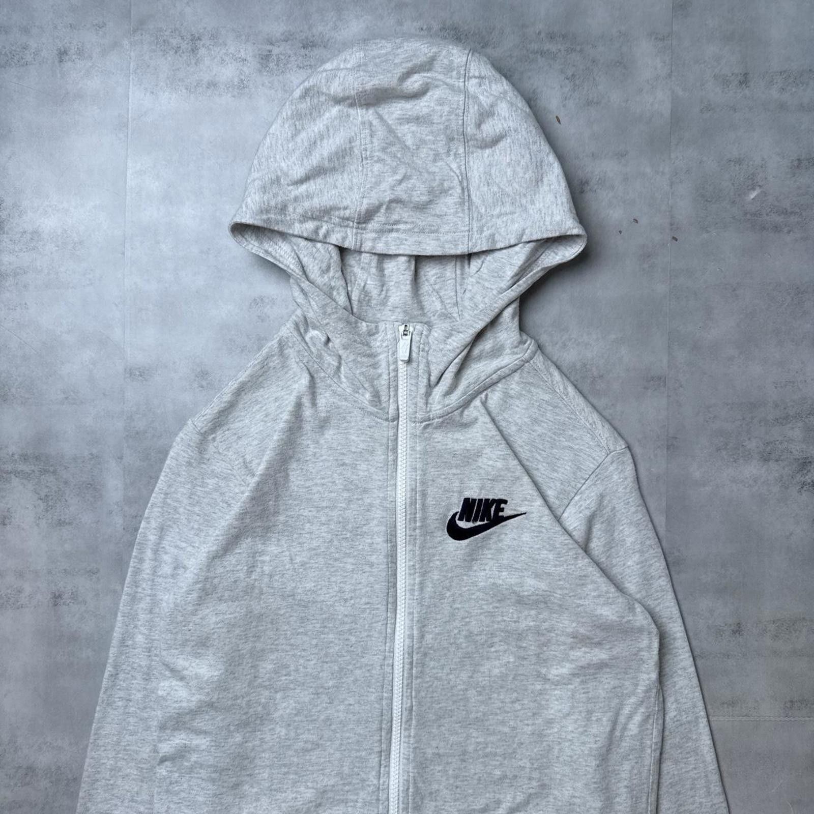 Nike Y2K Nike 00s Gray Zip Up Hoodie Jacket Size US XL / EU 56 / 4 - 2 Thumbnail