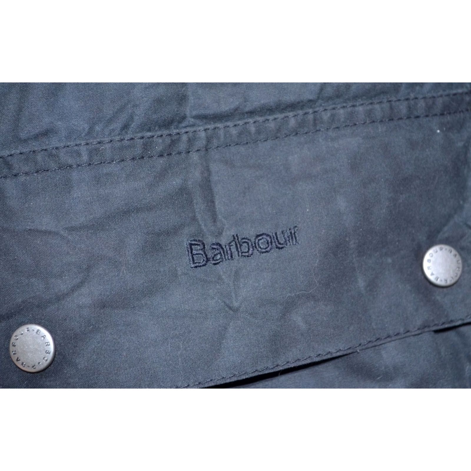 Barbour Barbour Jacket Parka Hooded Women Winter Durham Waxed Cotton Dark Navy UK18 US14 - 18 Size XXL / US 16-18 / IT 52-54 - 5 Thumbnail