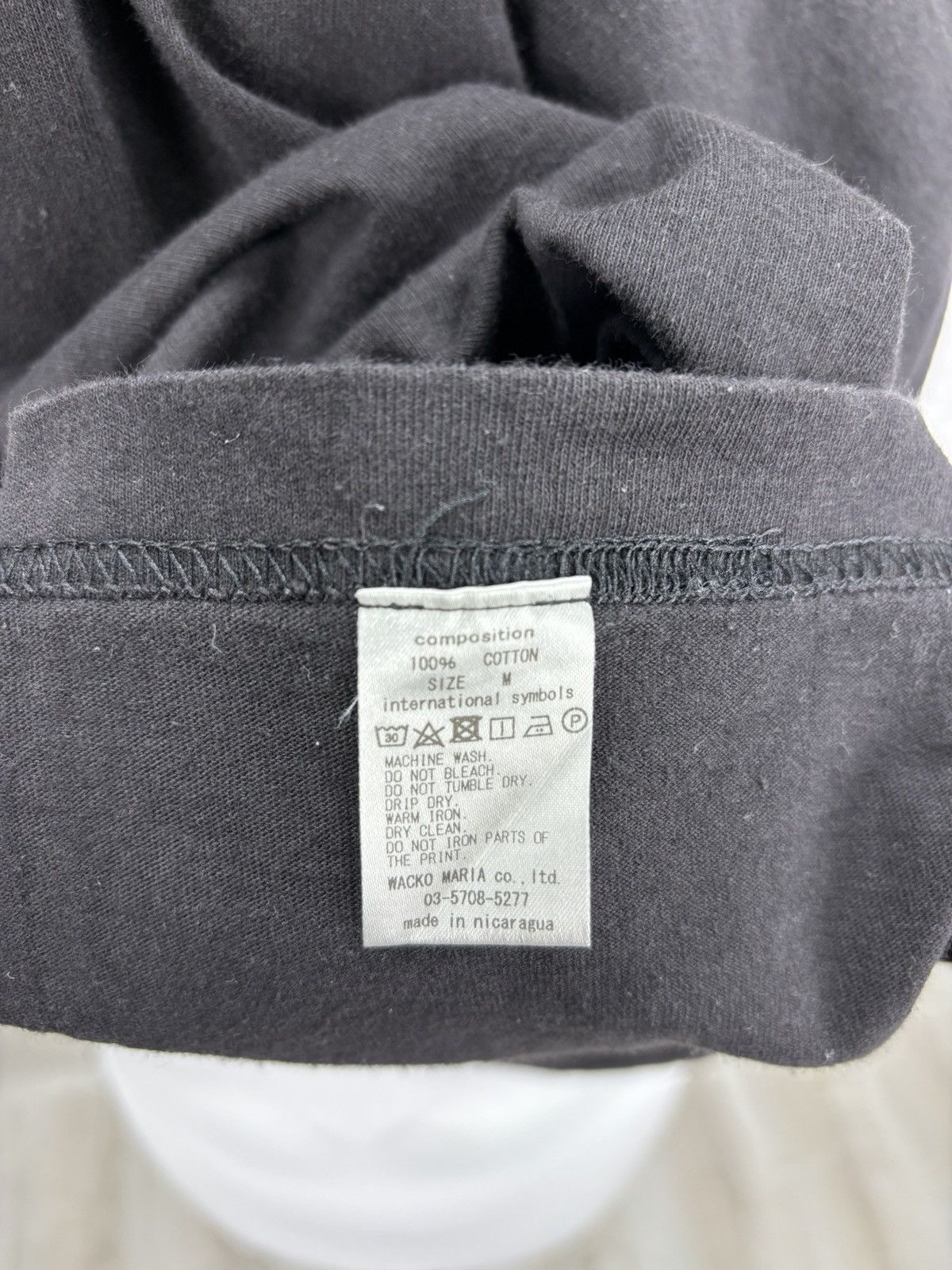 Japanese Brand × Wacko Maria Mens t shirt Wacko Maria Size M Color Black Size US M / EU 48-50 / 2 - 9 Thumbnail
