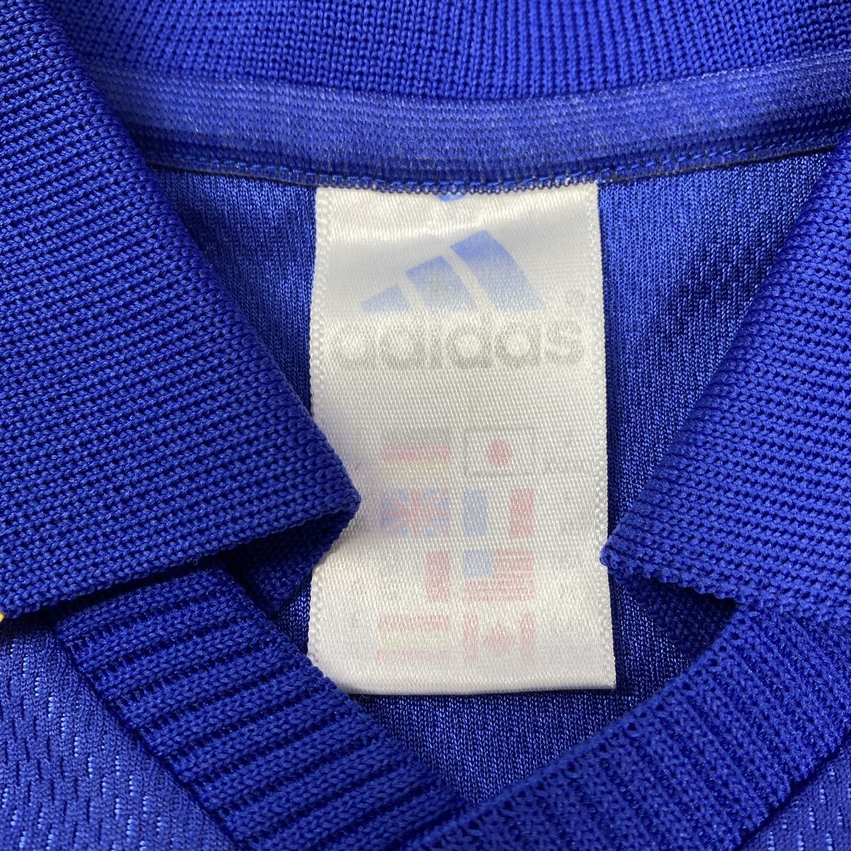 Men's football shirt Adidas vintage 1999 blue yellow Size XL