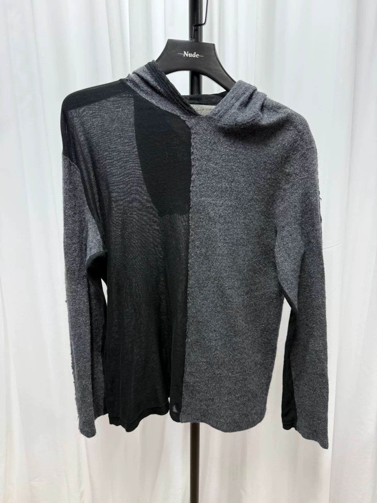 Yohji Yamamoto yohji yamamoto pour homme patchwork wool sweatshirt Size US L / EU 52-54 / 3 - 1 Thumbnail