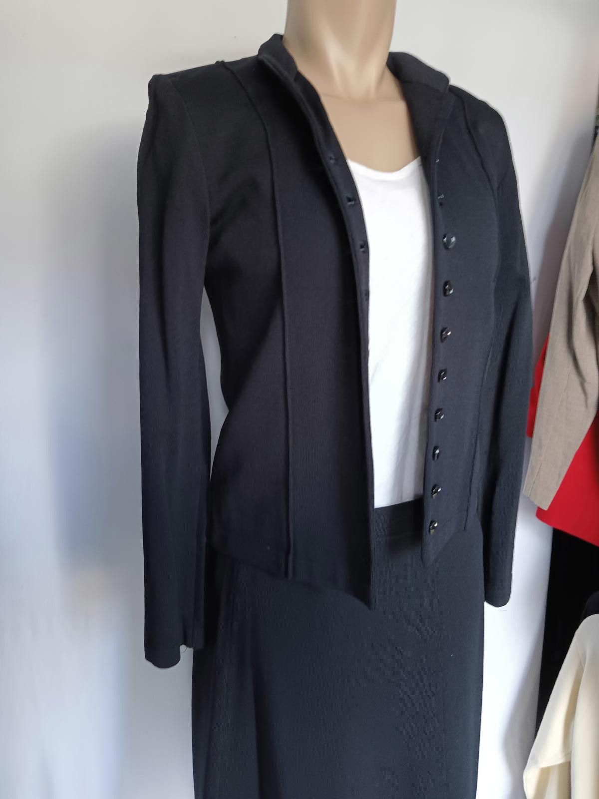 Designer Elegant Black Two-Piece Set by DUE per DUE Size ONE SIZE - 2 Thumbnail