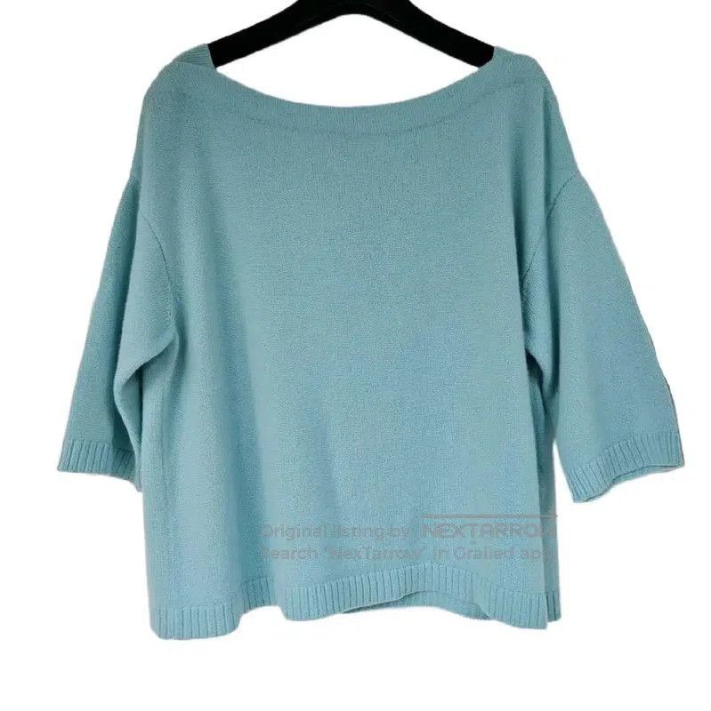 Valentino Valentino Blue Cashmere Sweater for Women . Size M / US 6-8 / IT 42-44 - 1 Thumbnail