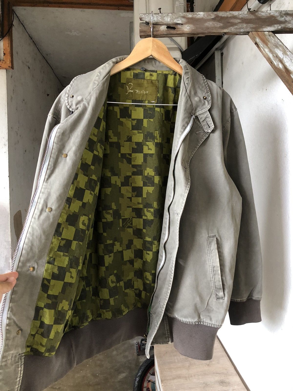 Japanese Brand Vintage Swagger Distressed Carpenter Bomber Jacket Size US XL / EU 56 / 4 - 4 Thumbnail