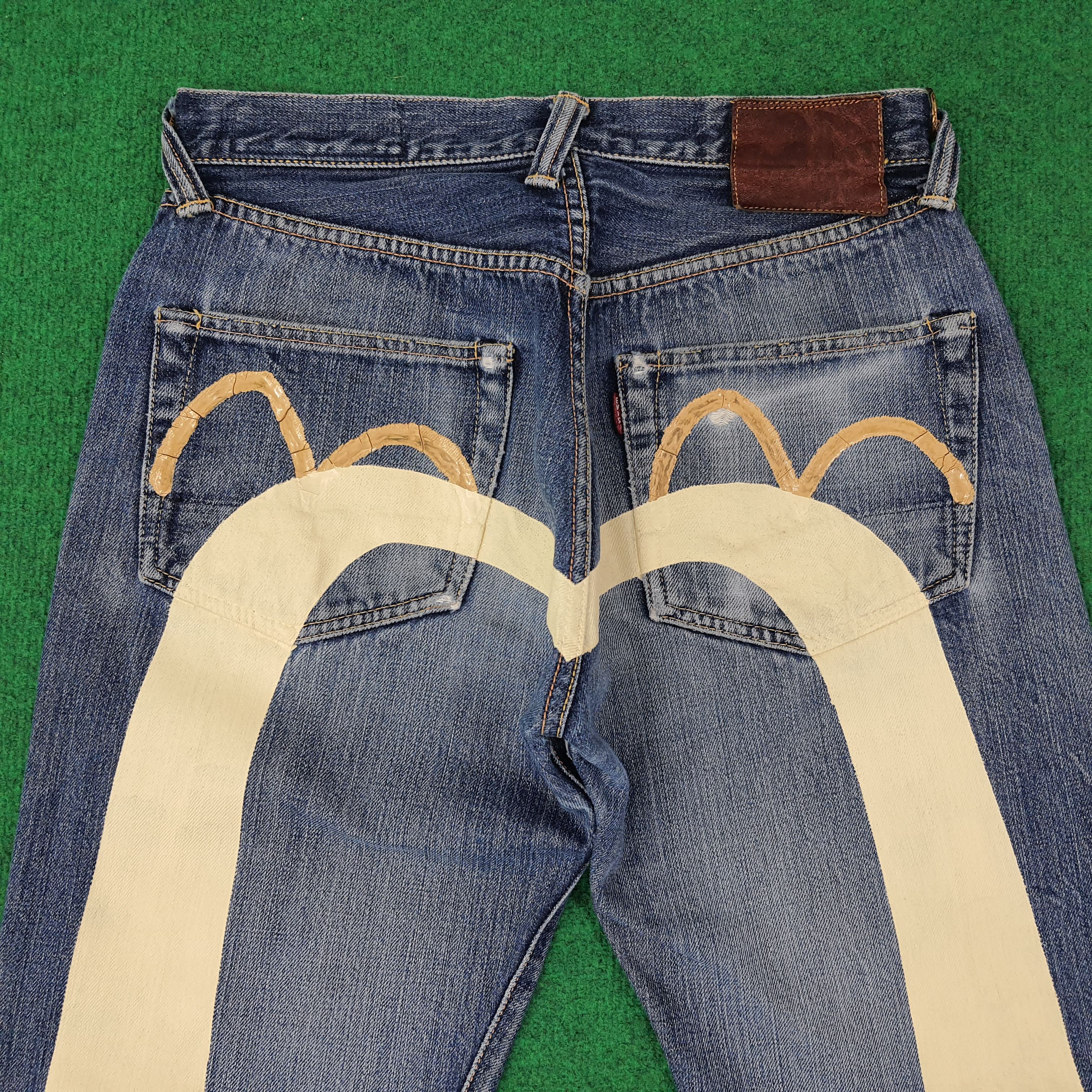 Evisu Vintage Evisu Japan Selvedge Custom Daicock Jeans C265N32 Size US 27 - 2 Thumbnail