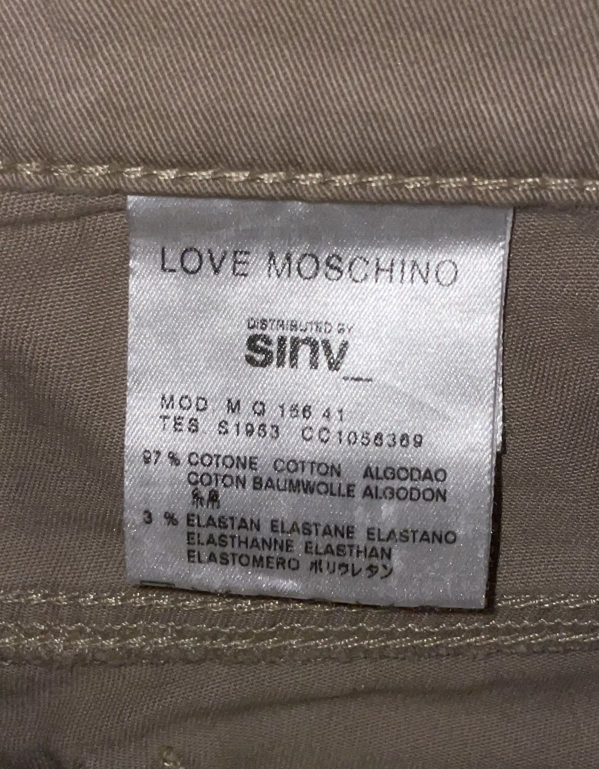 Moschino Love Moschino hand painted trousers (𝗥𝗔𝗥𝗘) Size US 33 - 7 Thumbnail