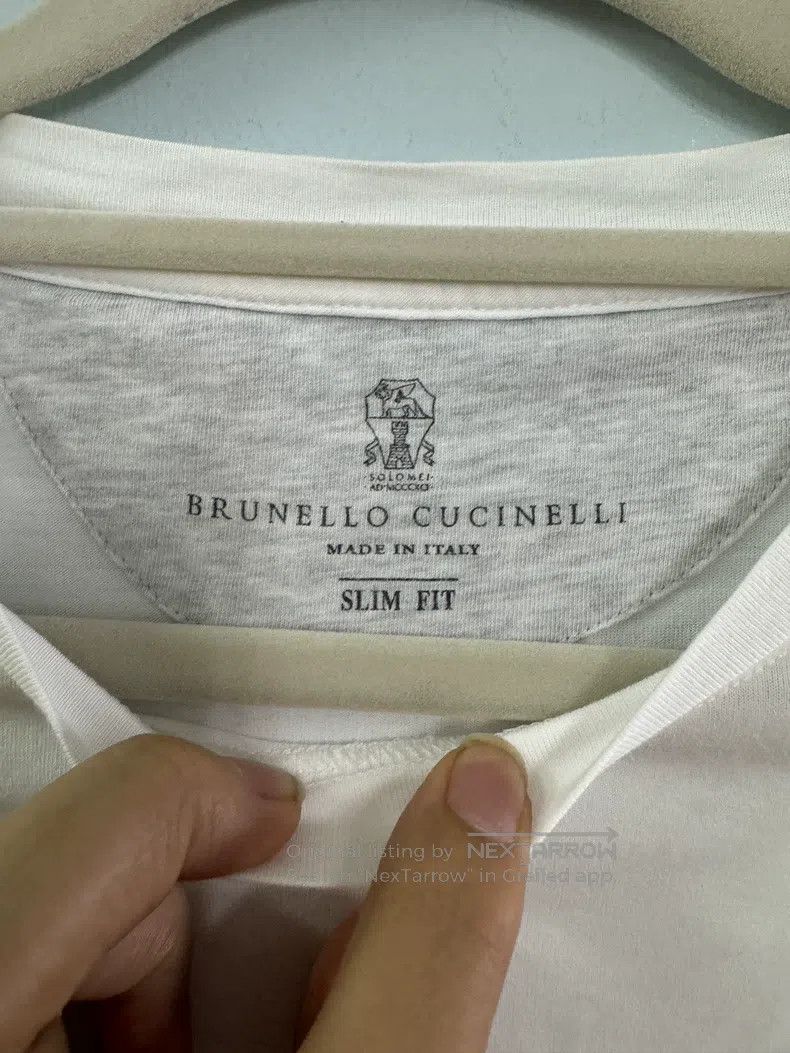 Brunello Cucinelli Brunello Cucinelli White short-sleeved T-shirt Size XS / US 0-2 / IT 36-38 - 3 Thumbnail