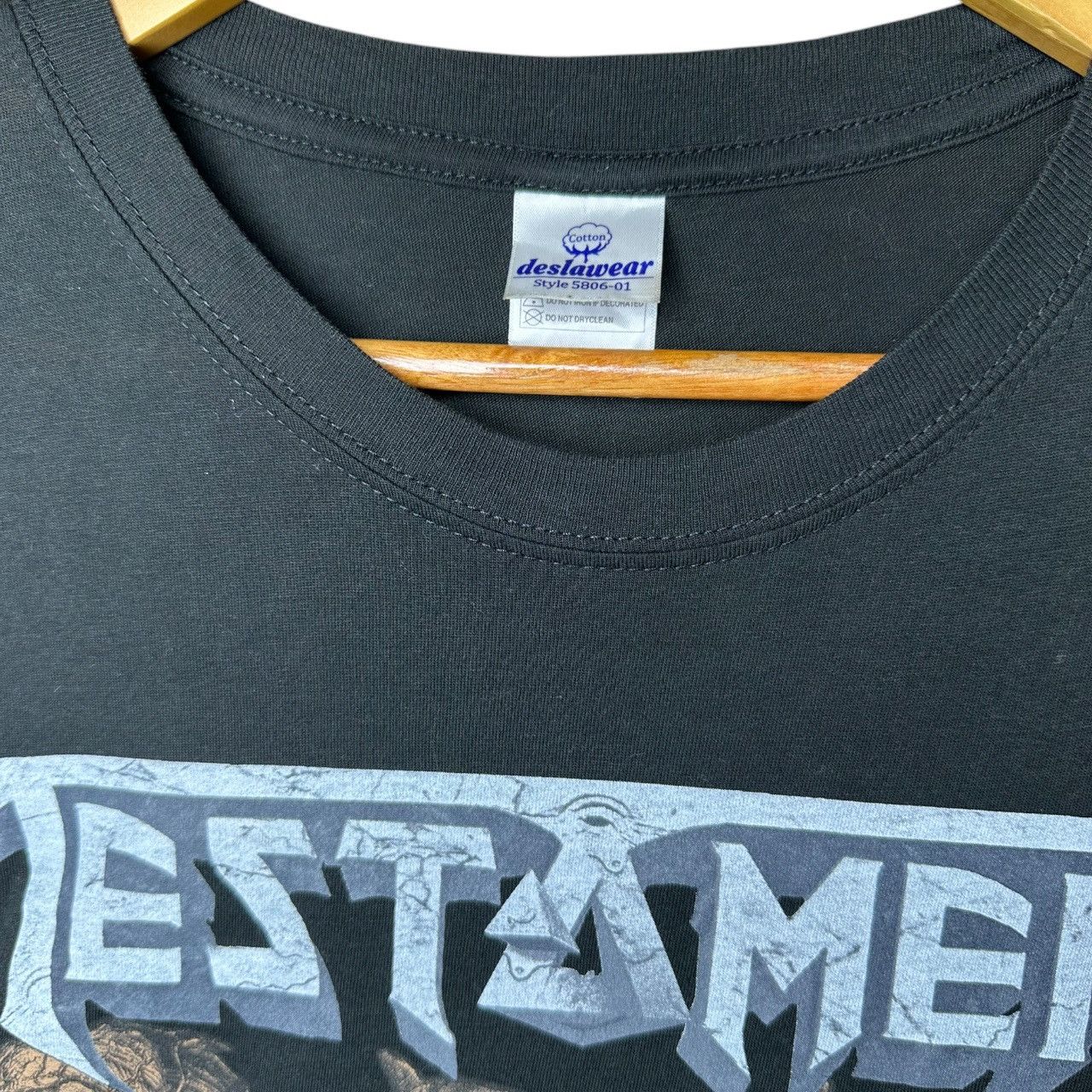 Band Tees × Vintage Vintage Y2K Testament Band Tees Size US L / EU 52-54 / 3 - 4 Thumbnail