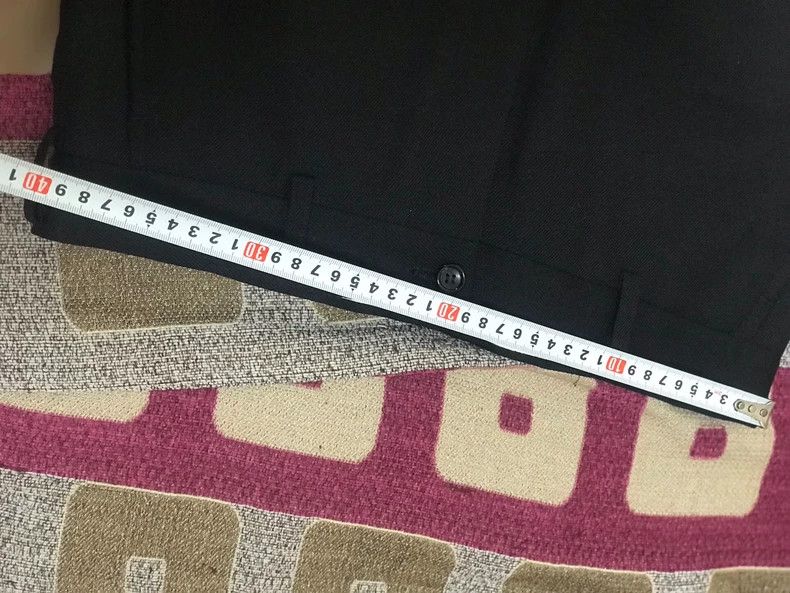 Comme des Garcons Comme Des Garcons SBlack straight wool pants 2502-Nextarrow Size US 27 - 6 Thumbnail