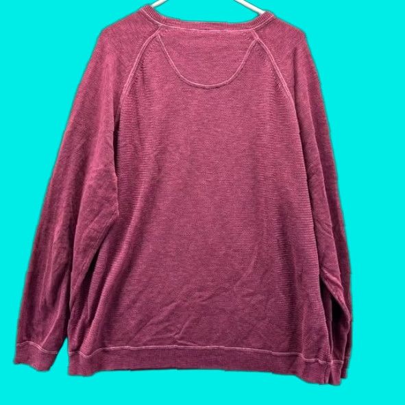 Tommy Bahama VINTAGE Tommy Bahama Sweater Mens XL Burgundy Pullover Crewneck Saltwater Tide Fleece Shirt Mens XL Red Size US XL / EU 56 / 4 - 1 Thumbnail