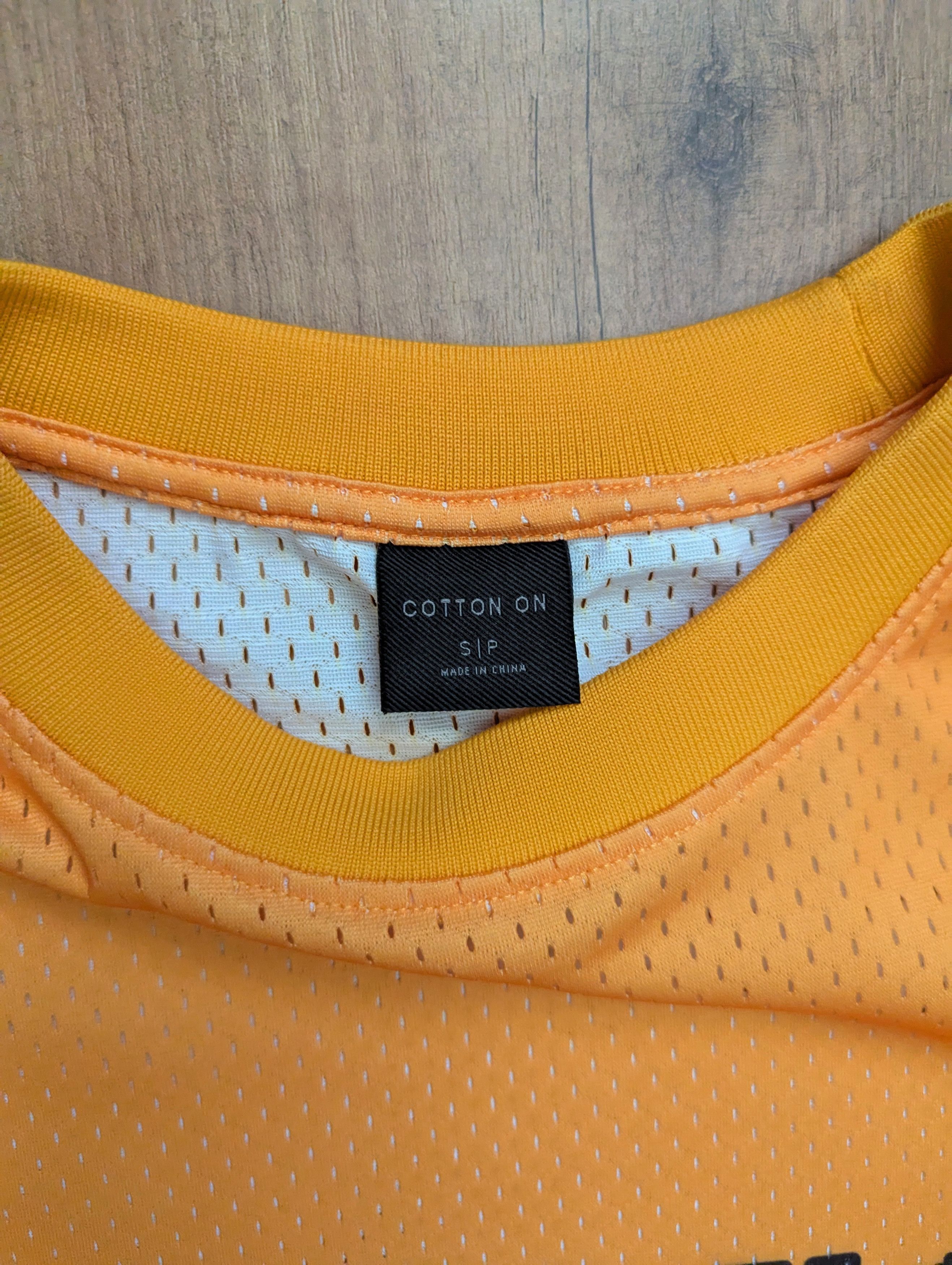 Cotton On Yellow and Black Boxy AFTMKT Jersey!☀️ Size US S / EU 44-46 / 1 - 3 Thumbnail